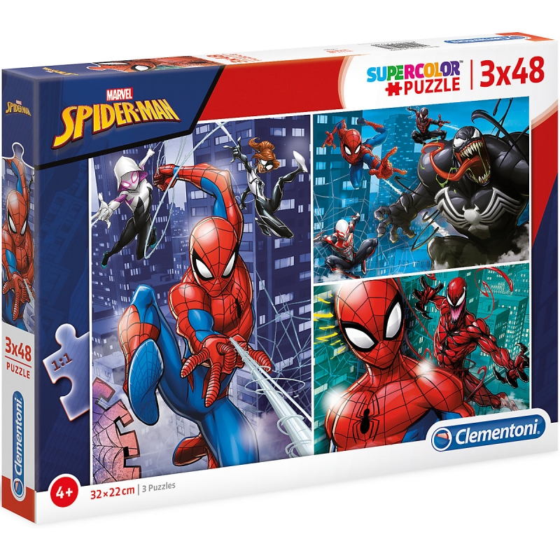 Spiderman Puzzle 3x48 Teile